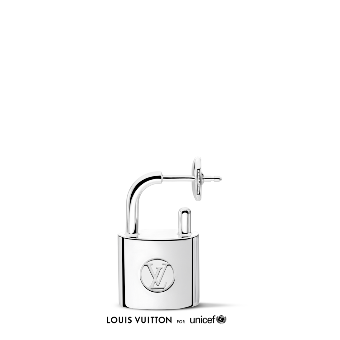 Silver Lockit Earring, Sterling Silver - Per Unit - Jewelry